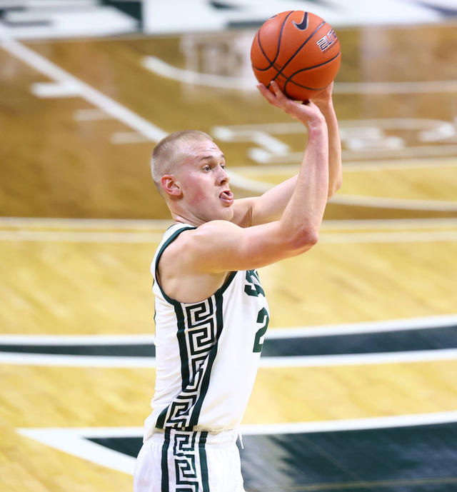 After disappointing COVID-19 season, Michigan State's Joey Hauser
