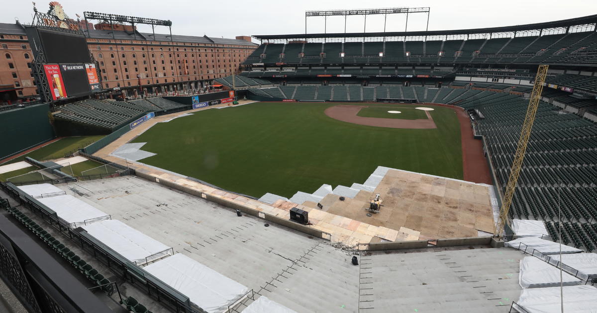 FIRST LOOK: Oriole Park Begins Transformation Of Left Field Fence 