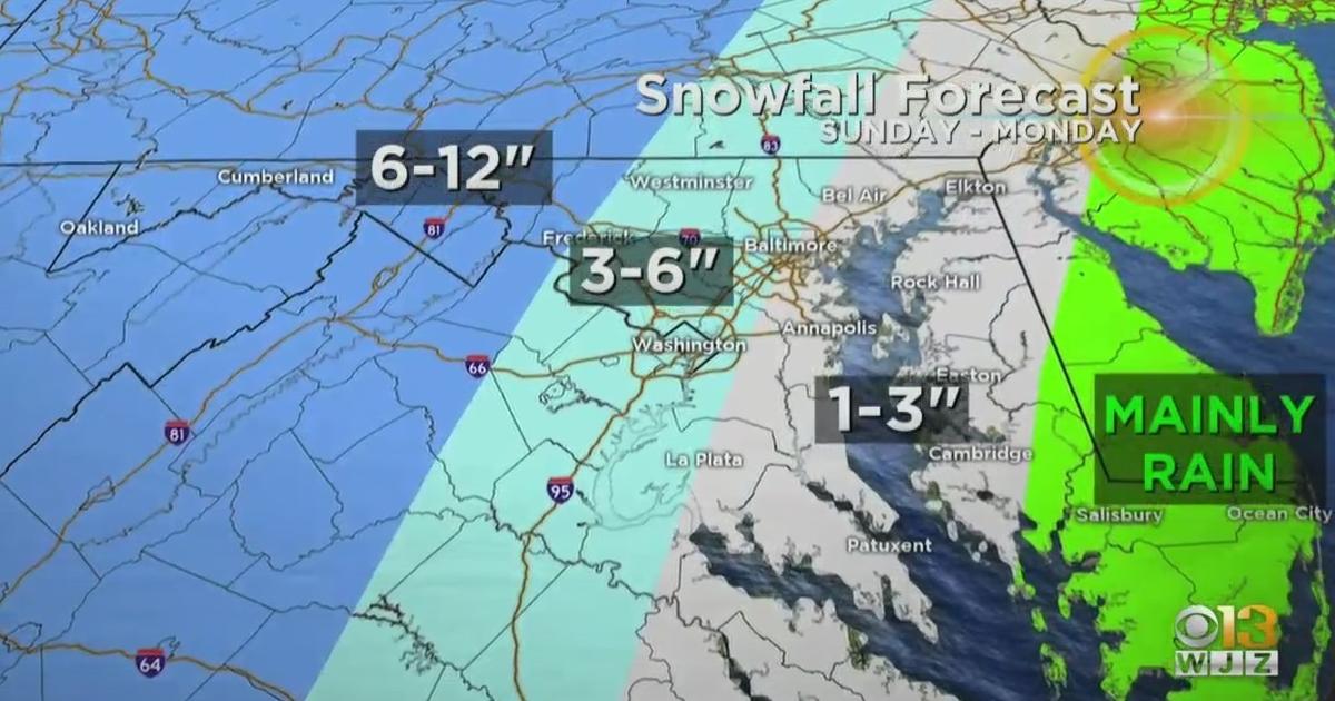 Maryland Weather A Transition From Mild To Frigid Friday CBS Baltimore