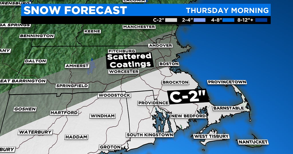 Light Snow Thursday Followed By Bitter Cold Friday - CBS Boston