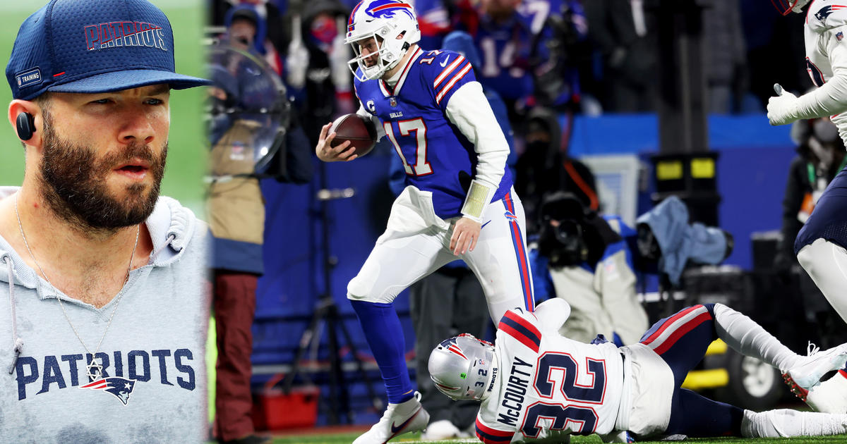 AFC championship game: Julian Edelman sweats out a close call