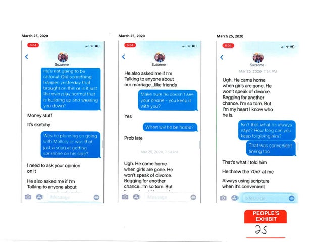 Suzanne Morphew texts