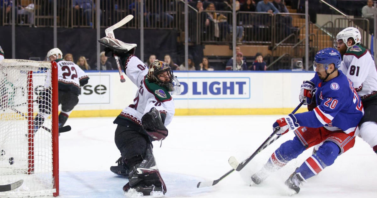 Kreider's Hat Trick Powers Rangers To Win Over Coyotes - CBS New York