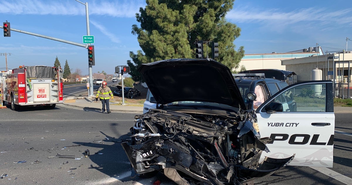 2 Yuba City Police Officers Injured In Violent Crash CBS Sacramento