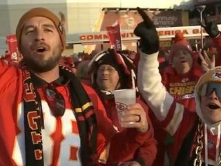 These Kansas City Chiefs fans tricked out a hospital van to create