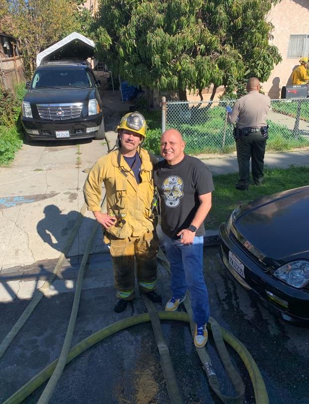 Pasadena Firefighter Rescues Woman From Burning House On Way To Rams Game 