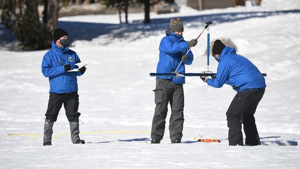 Sierra Snowpack - Feburary 2022 Snow Survey 