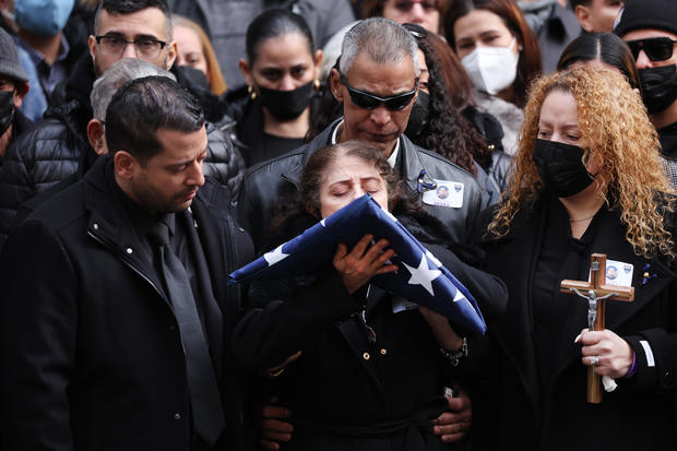 Funeral Held At St. Patrick's Cathedral For Slain NYPD Officer Wilbert Mora 