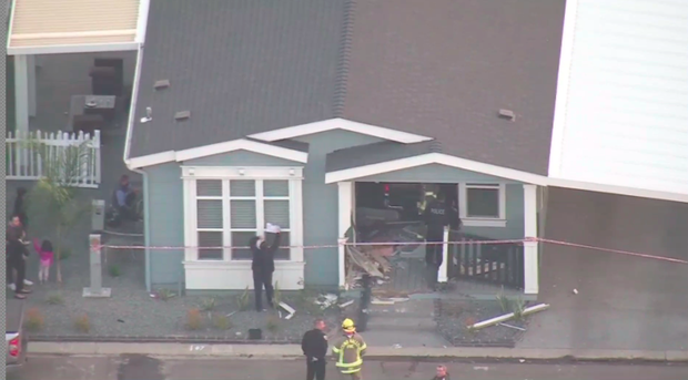 vehicle into home chino 