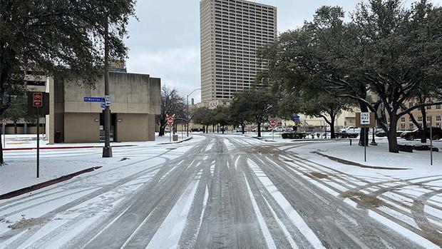 Fort Worth Weather Ice Roads 