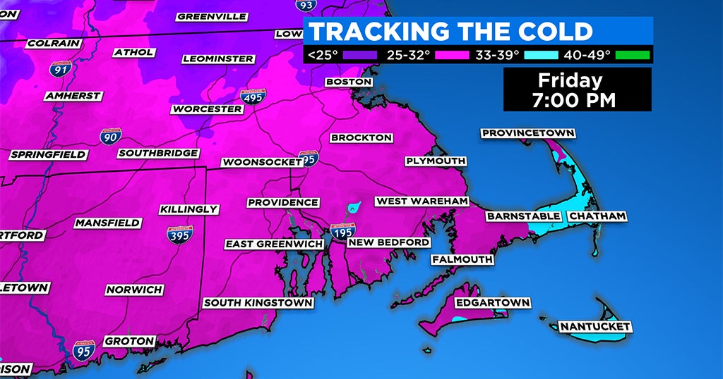 Freezing Rain And Sleet Makes Driving Hazardous Friday - CBS Boston