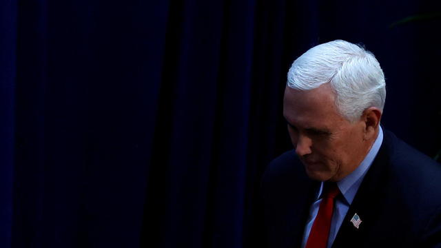 FILE PHOTO: U.S. former Vice President Pence delivers remarks on abortion in Washington 
