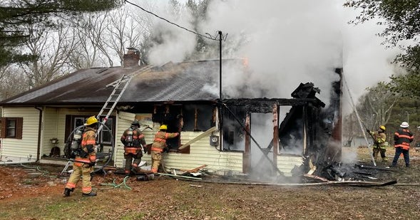 Harford County House Fire Displaces 2, Kills Cat - CBS Baltimore