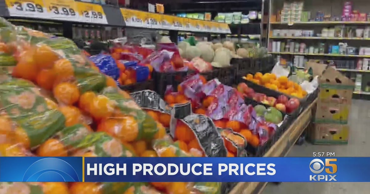 Cost Of Fruits And Vegetables Increases Sharply In Bay Area, U.S. CBS