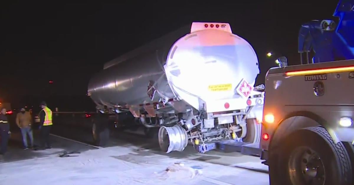 VIDEO: Fuel Leaks Off Highway 50 Bridge In Sacramento After Big Rig ...