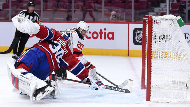 Michael McLeod scores twice, Devils beat Canadiens 7-1