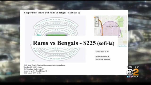 Super Bowl: Scams Aimed At Desperate Fans Hoping to Score 'Affordable' Super  Bowl Tickets - CBS Los Angeles