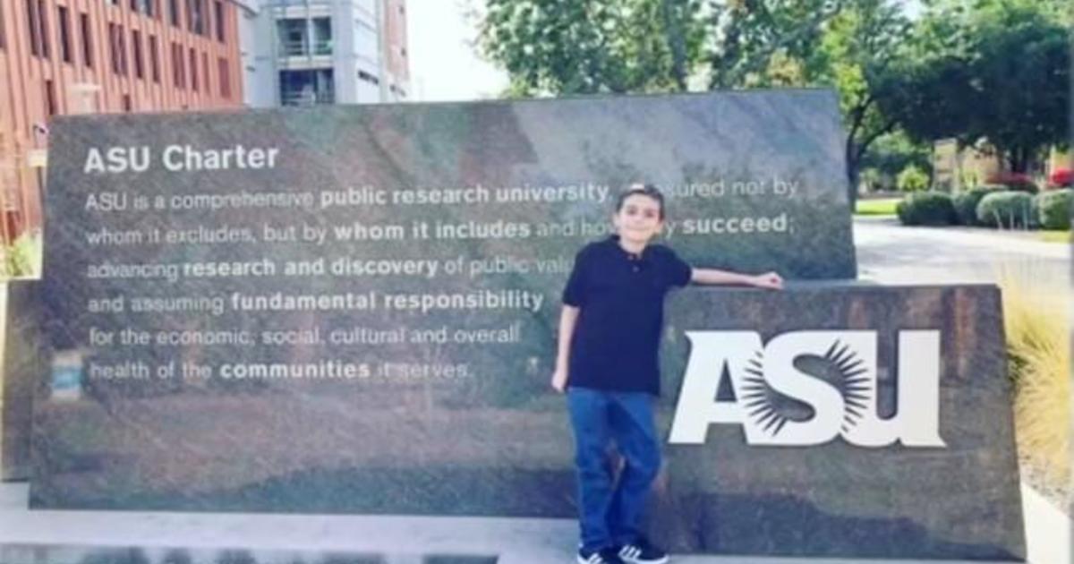 Arizona boy with autism going to college at 12 years old - CBS News