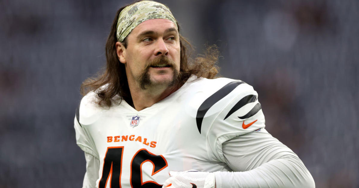 Cincinnati Bengals long snapper Clark Harris (46)during an NFL football  game against the New York Giants, Sunday, Nov. 29, 2020, in Cincinnati. (AP  Photo/Emilee Chinn Stock Photo - Alamy