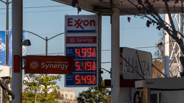 Exxon Gas Stations Ahead Of Earnings Figures 