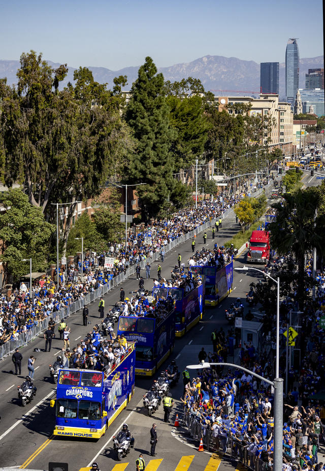 Rams Super Bowl parade in Los Angeles - Los Angeles Times