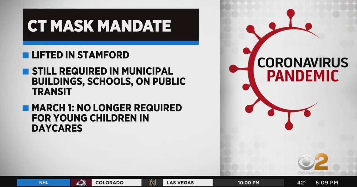 Citywide Mask Mandate Lifted In Stamford, Connecticut - CBS New York