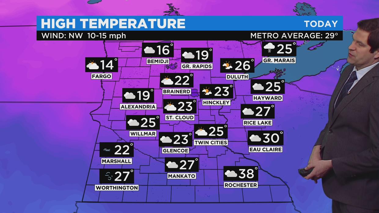 Minnesota Weather: Cooldown Coming Wednesday Evening - CBS Minnesota