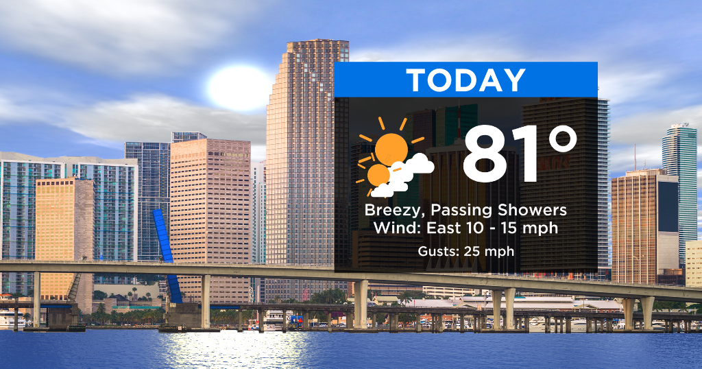 Miami Weather: Breezy, Blustery Thursday With Dangerous Risk Of Rip ...