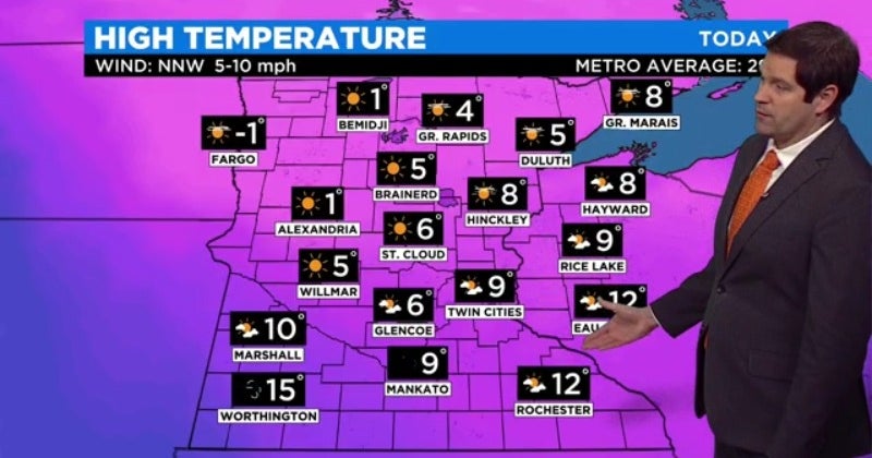 Minnesota Weather: Cold Snap Strikes Thursday, Snow Moves In Friday ...