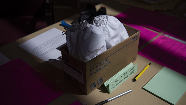 Texas Residents Cast Ballots As Early Voting For U.S. Presidential Election Begins 