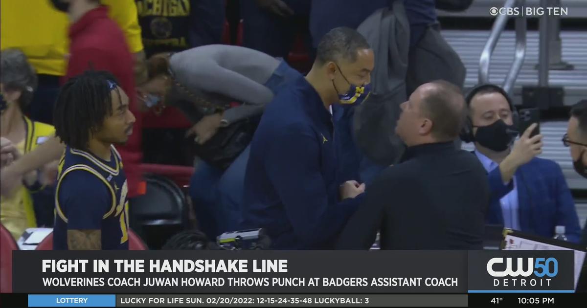 Michigan Coach Juwan Howard Suspended 5 Games After Hitting Wisconsin  Assistant - CBS Detroit