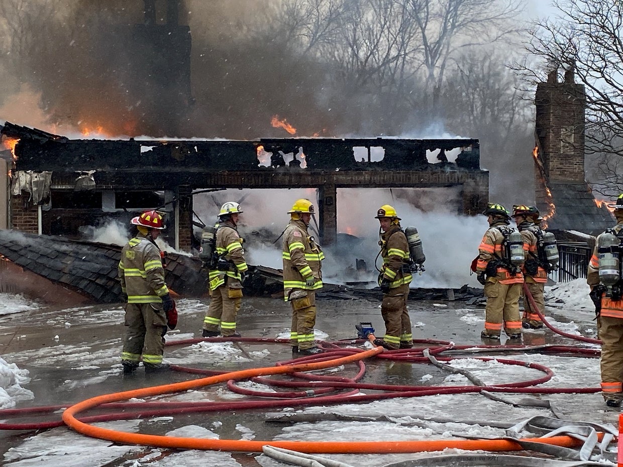 Multiple Departments Respond To House Fire In Dayton - CBS Minnesota