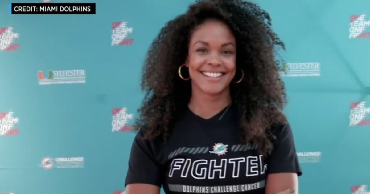 Miami Dolphins Cheerleader Sees Impact Of Dolphins Cancer