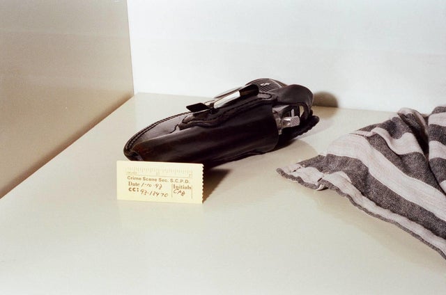 Alex Irvin's service revolver 