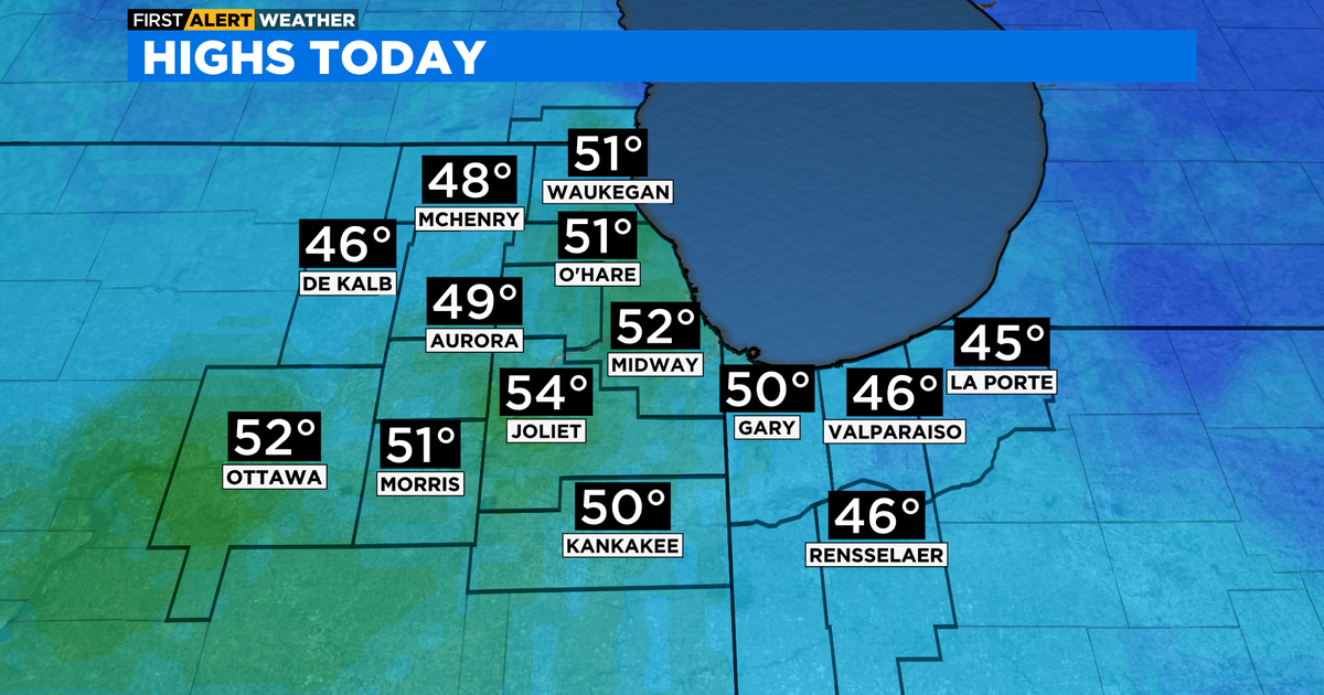 Chicago First Alert Weather: Warm Today, Colder Tomorrow - CBS Chicago