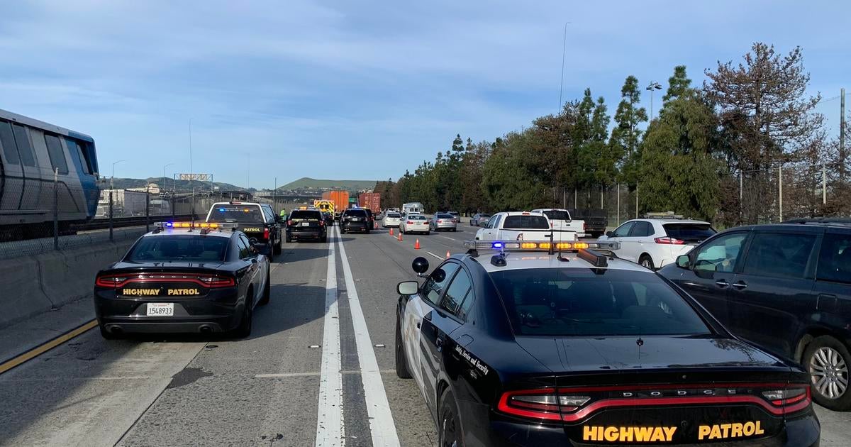 Motorcyclist Killed In Interstate 580 Crash Involving Big Rig In Pleasanton Cbs San Francisco 5613