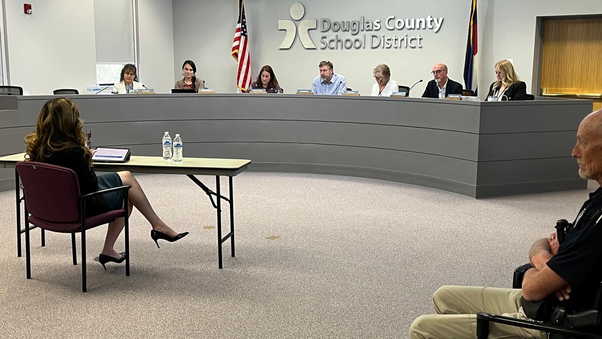 Douglas County School Board Interviews Superintendent Finalists - CBS ...