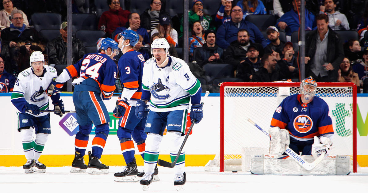 Canucks score twice early in third, rally past Islanders CBS New York