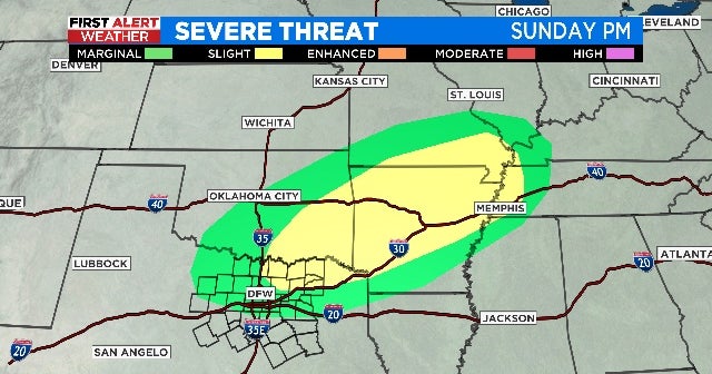 DFW Will See Cloudy, Windy, & Humid Weekend Weather With Storm Chances ...