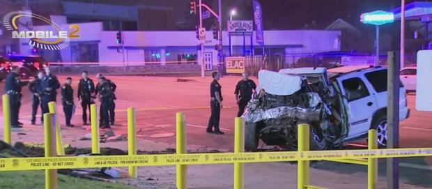 Two Killed In Violent Wreck Off 710 Freeway In El Sereno 