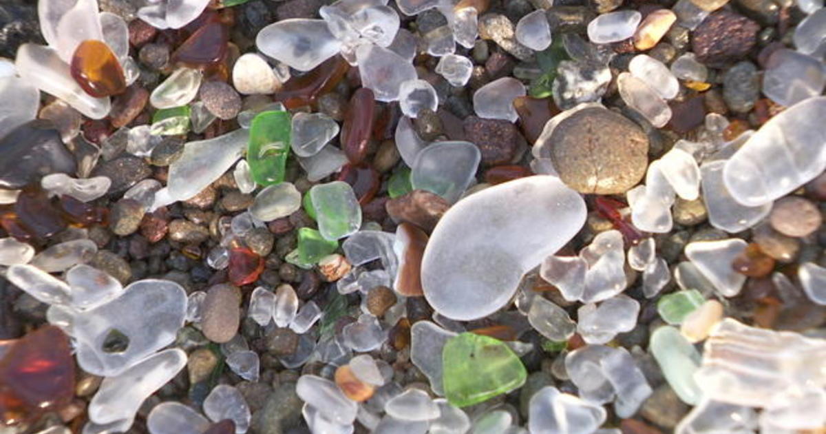 Sea glass: How trash becomes a treasure - CBS News