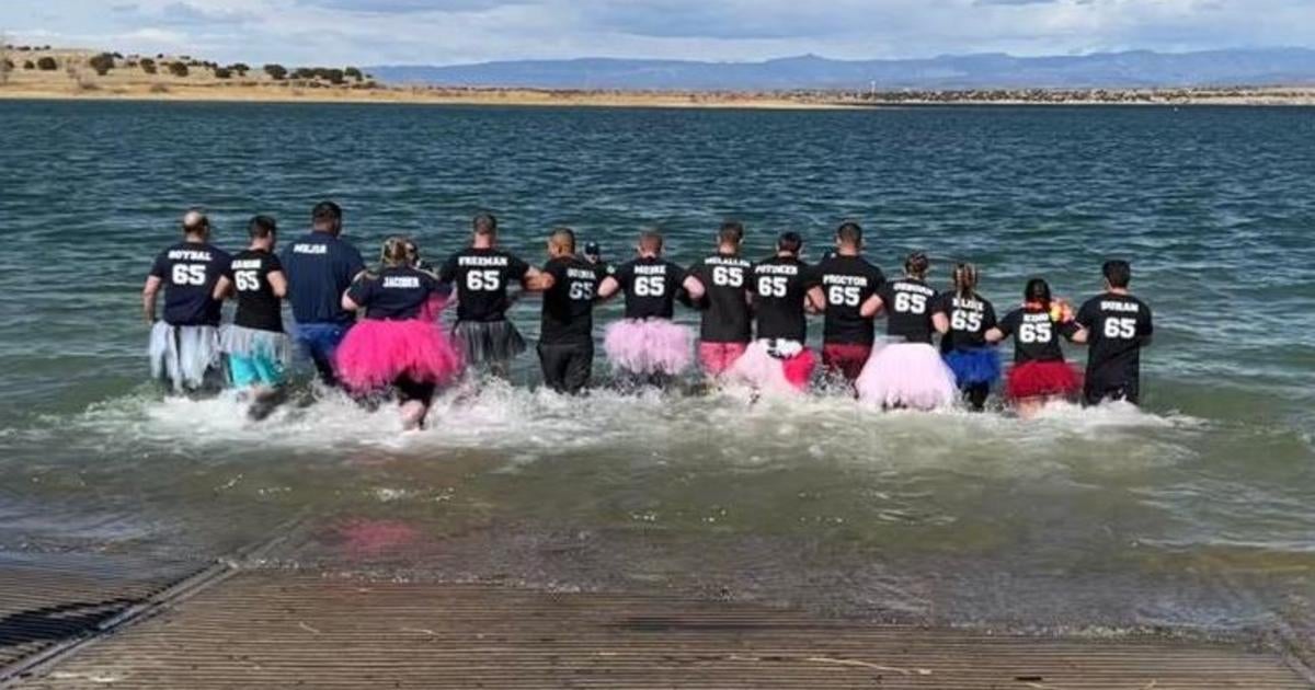 Brave TutuWearing Coloradans Take Part In Polar Plunge At Pueblo