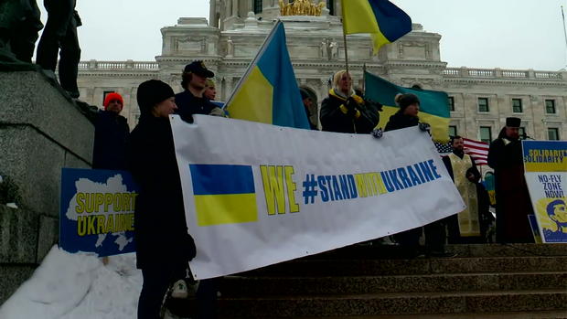 'Stand For Ukraine' Rally Outside State Capitol 