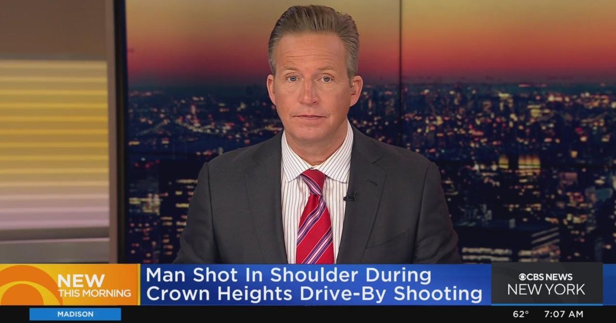 Man wounded in Brooklyn drive-by shooting - CBS New York