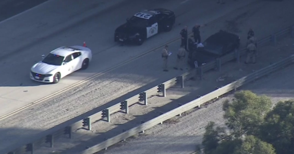 Pursuit Ends In Multi-Vehicle Crash On 710 Freeway - CBS Los Angeles