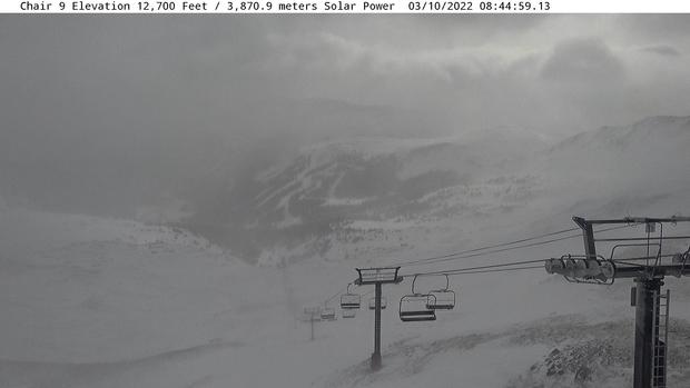 Loveland Pass Closed 2 (Loveland Ski Area webcam, Chair 9) 