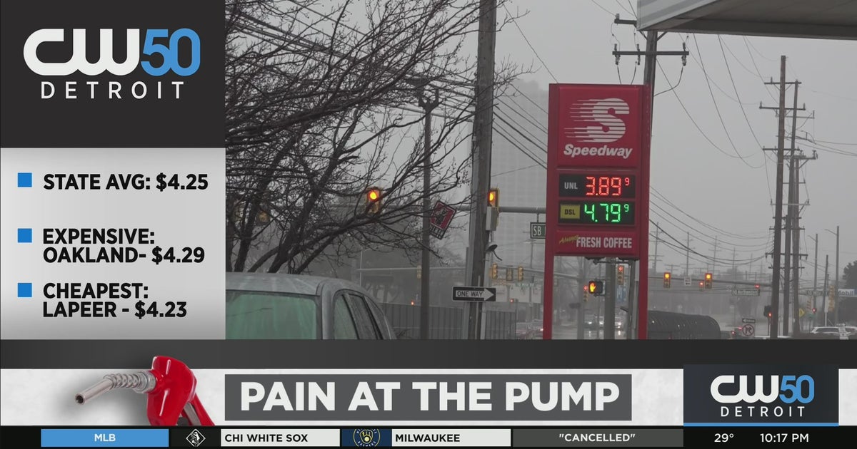 Michigan's Average Gas Price Reaches State Record CBS Detroit
