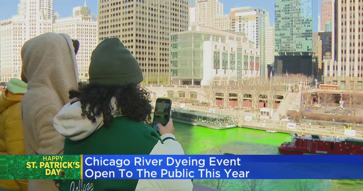 Chicago River dyeing event open to the public this year CBS Chicago