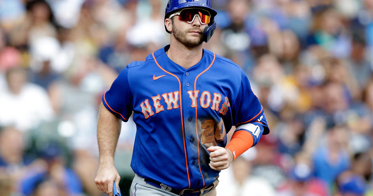 Mets star Pete Alonso said he survived brutal car crash on his way to  spring training - CBS News