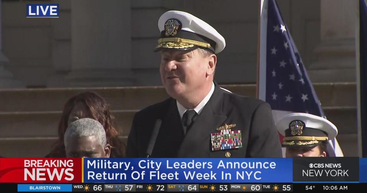 Officials announce Fleet Week's return to New York City CBS New York